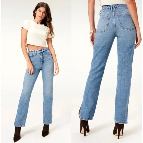 Good American Denim - Good American Good Boy Vintage Inspired Straight Jeans Size 4/27 NWT $139